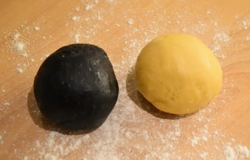 massa branca e preta