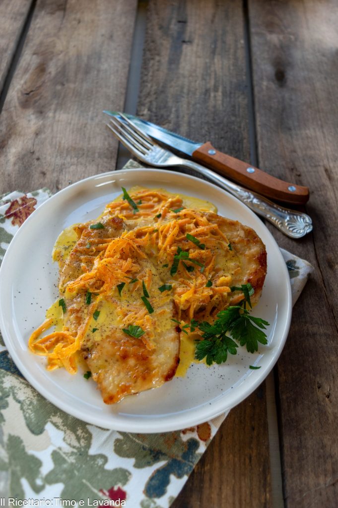 peito de frango com cenouras