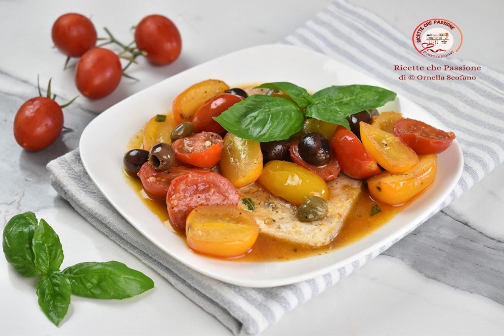receita peixe espada à mediterrânea