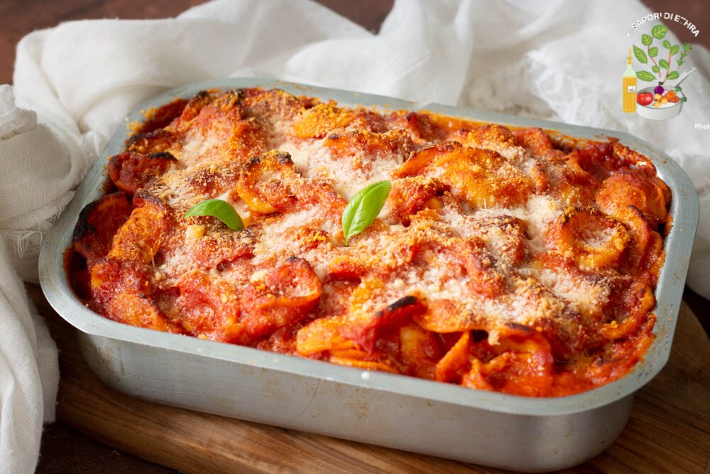 Orecchiette gratinadas de Santu Ronzu/ típico salentino
