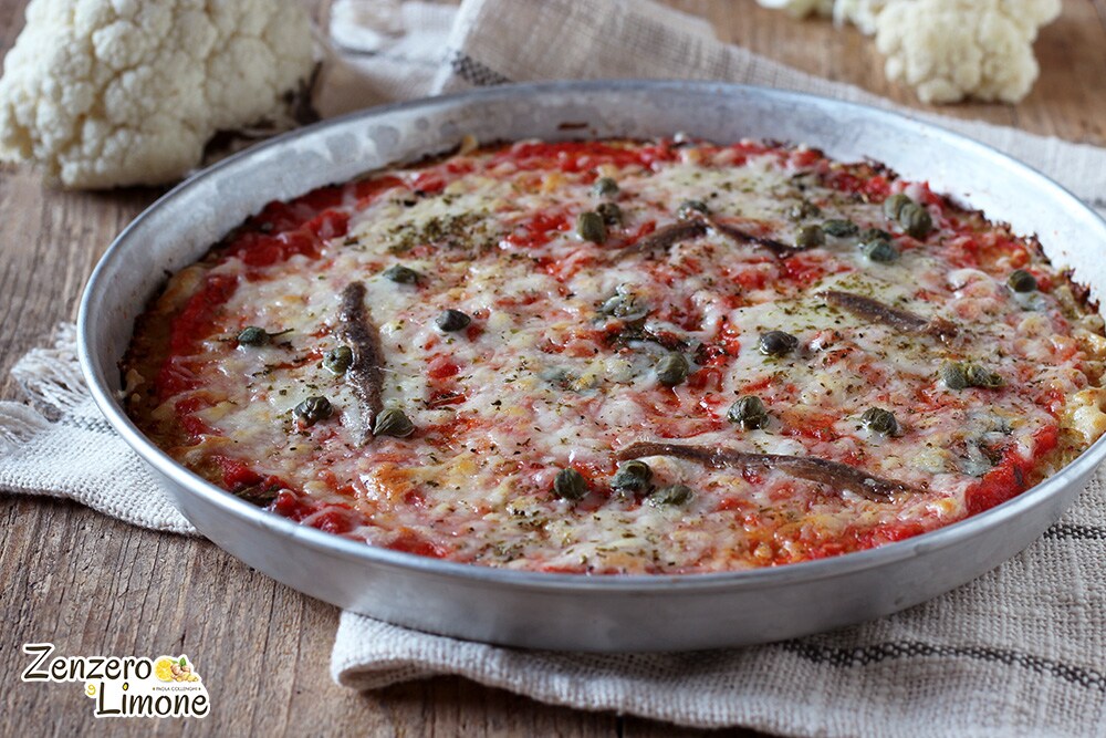 Pizza de couve-flor