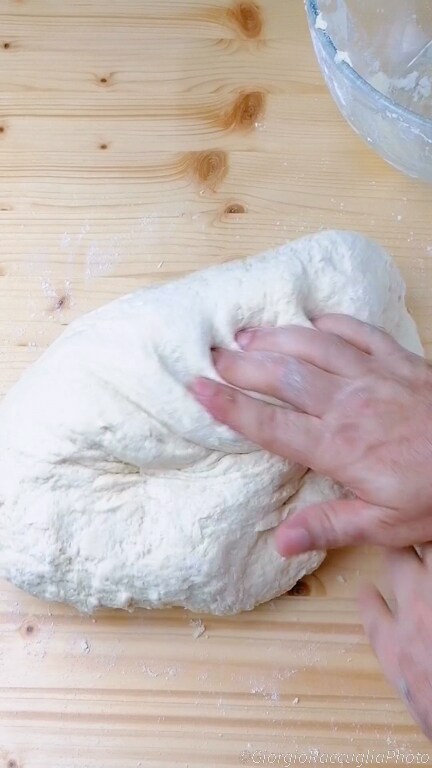 zeppole de massa de pizza