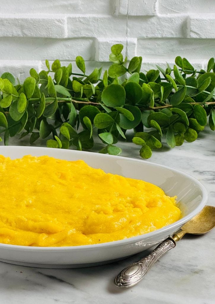 Polenta rápida na panela de pressão