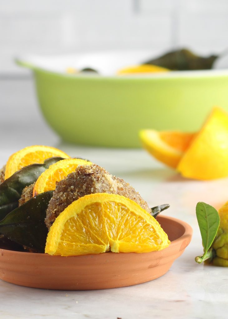 Almôndegas de porco à laranja