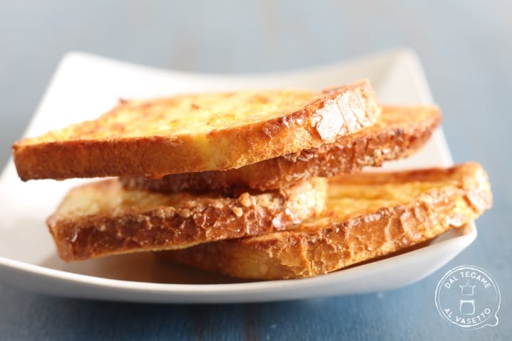 Rabanada na fritadeira a ar