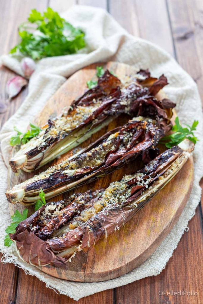 radicchio gratinado no forno simples