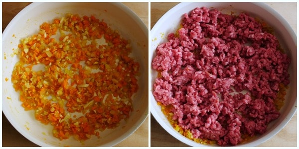 ragu de carne - procedimento 1