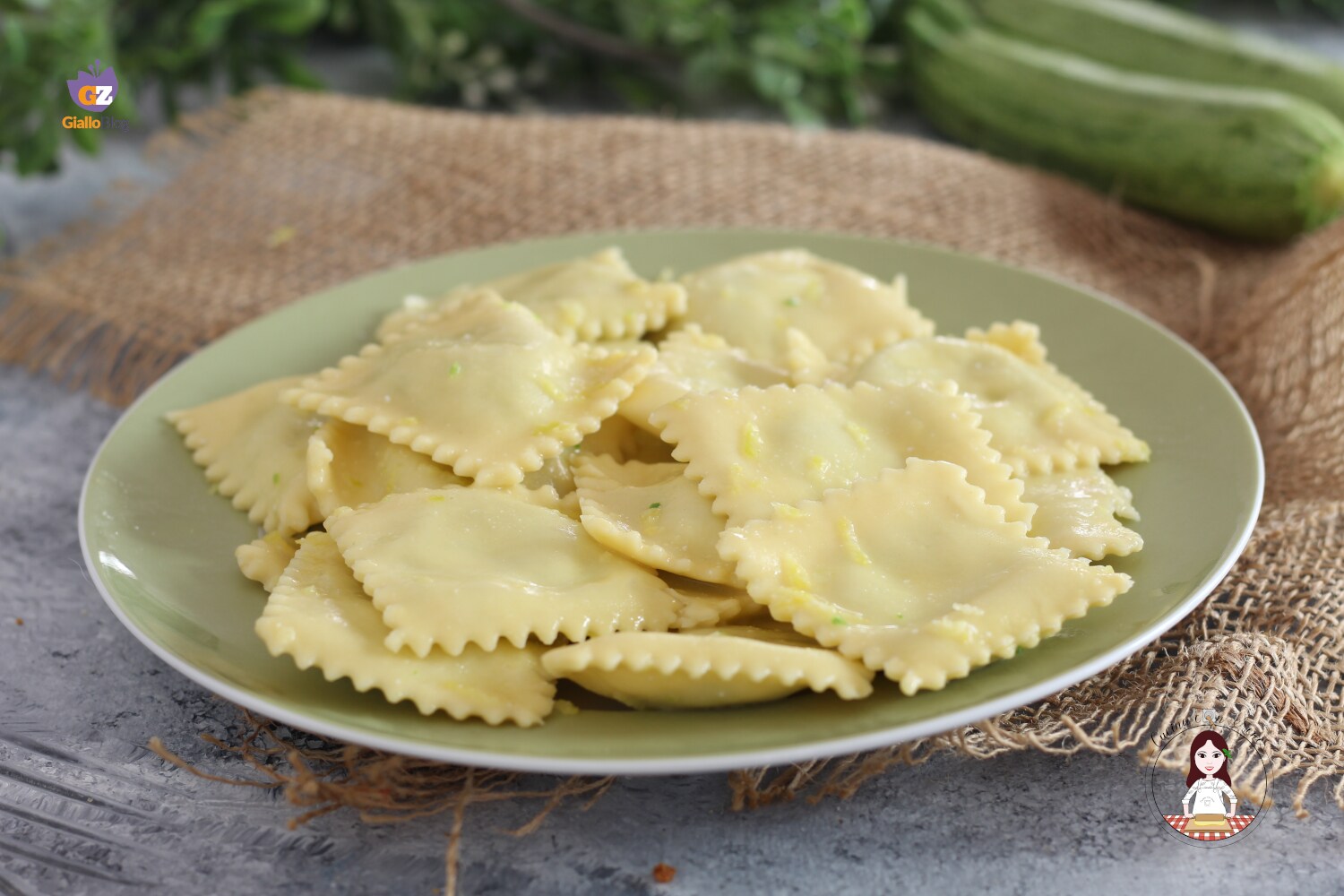 Ravioli de abobrinha
