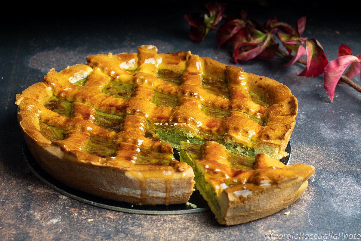 Torta de pistache com recheio super cremoso
