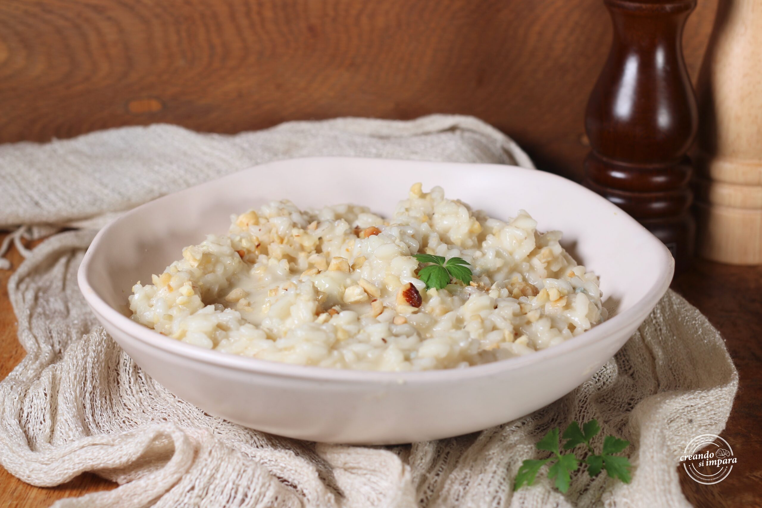 Risoto de gorgonzola