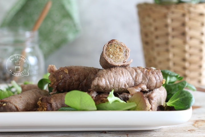 Rolinhos de carne no micro-ondas
