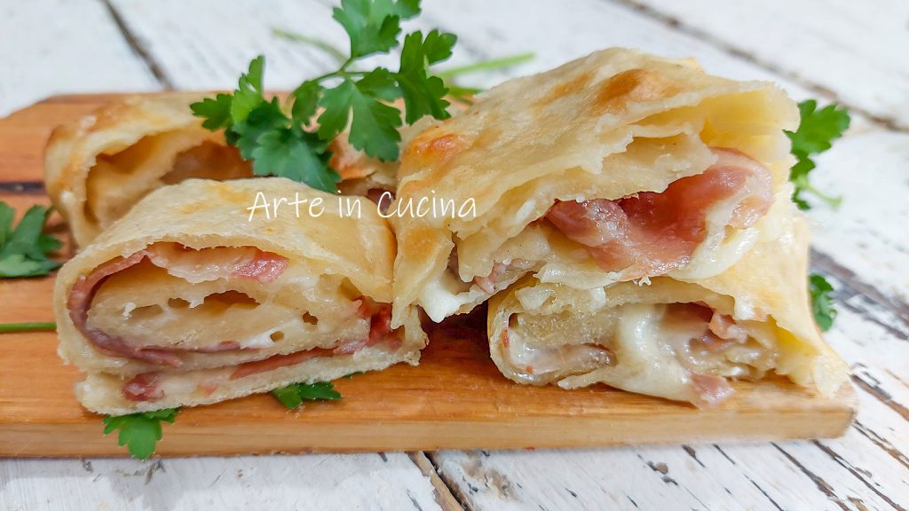 ROLO de BACON e provolone