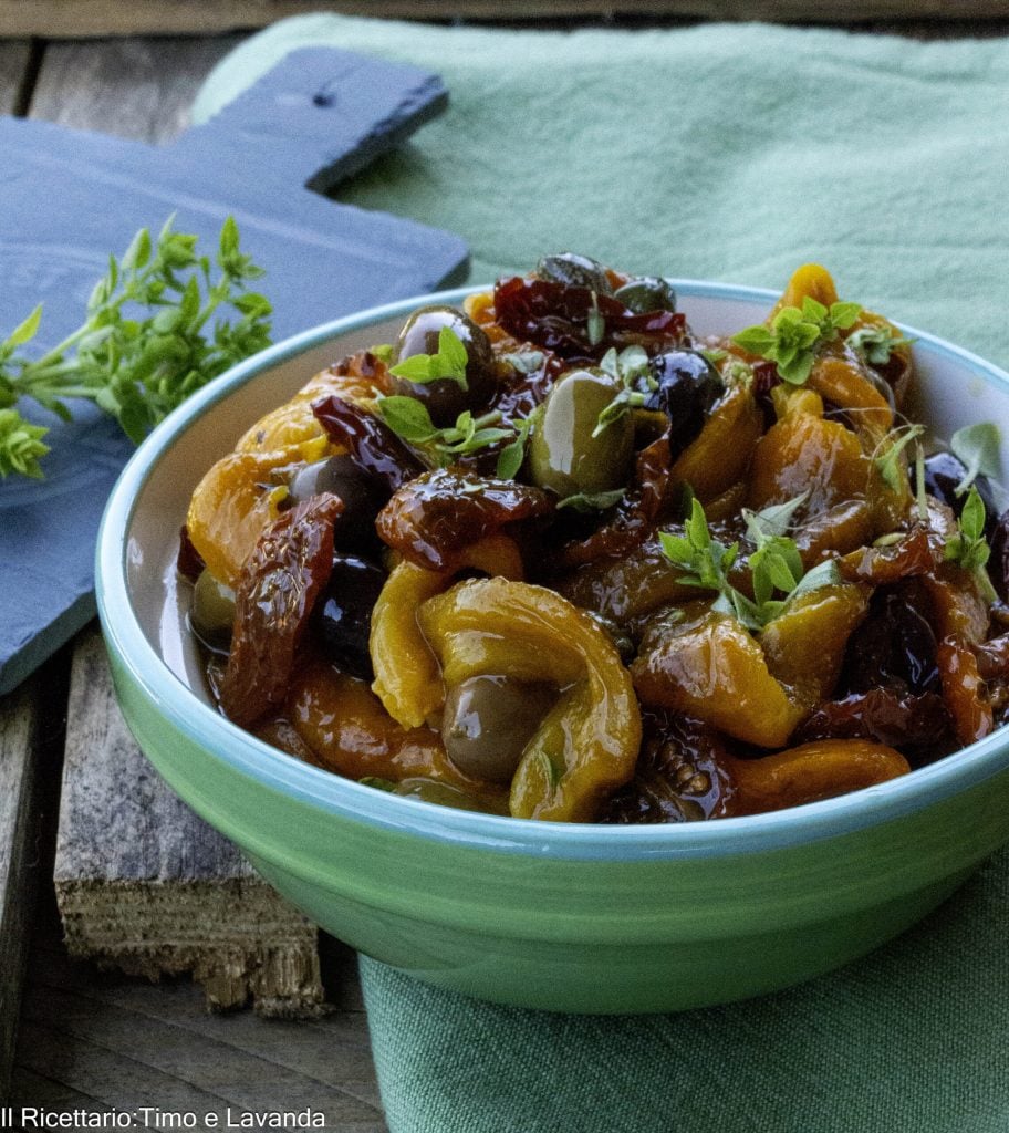 salada de pimentões grelhados