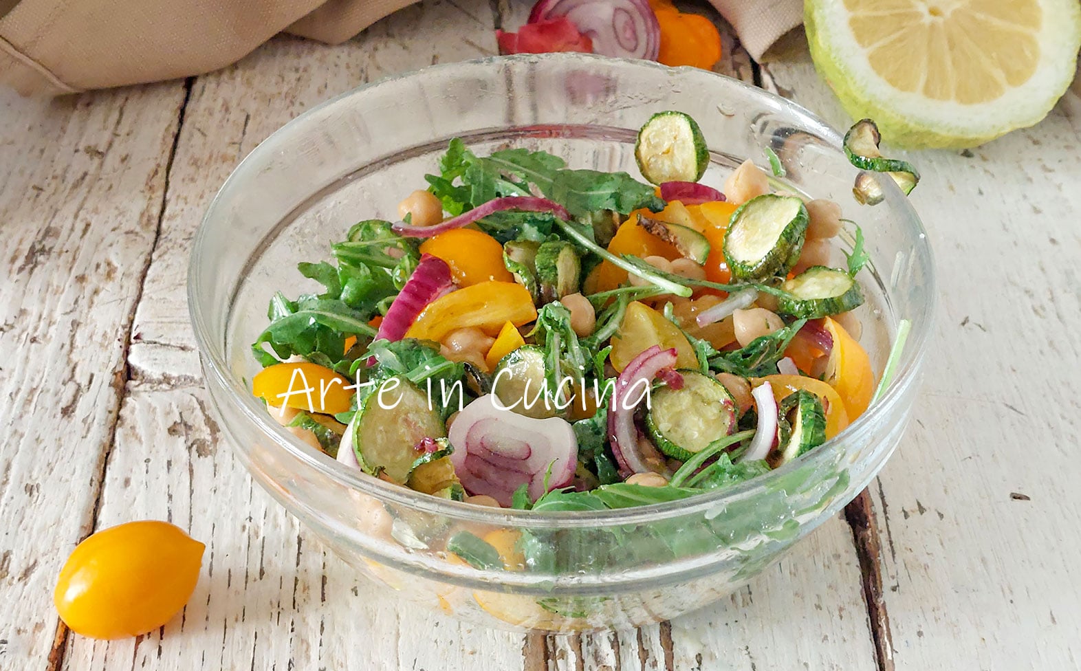 SALADA de GRÃO-DE-BICO à mediterrânea