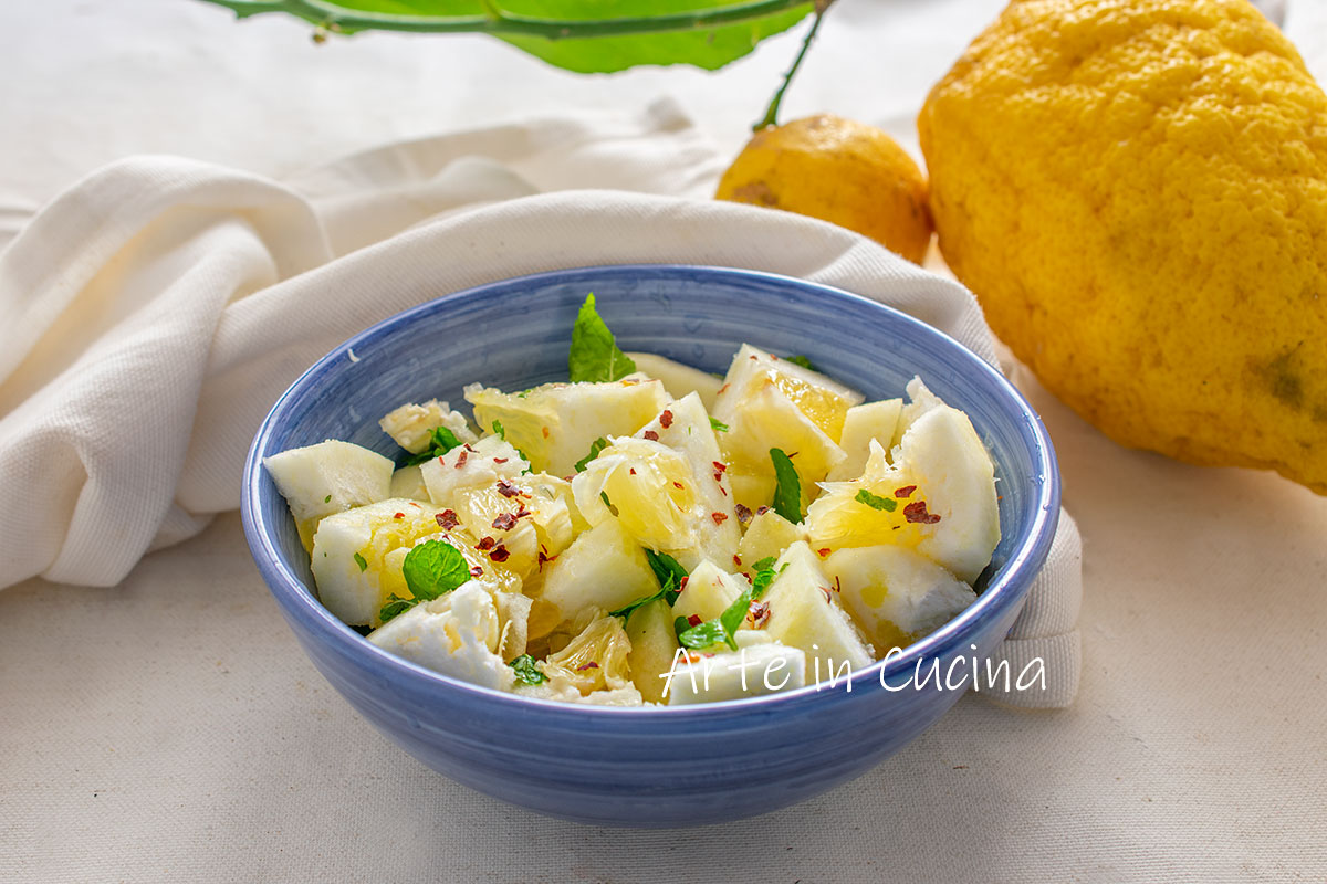 Salada de limões de Procida receita original