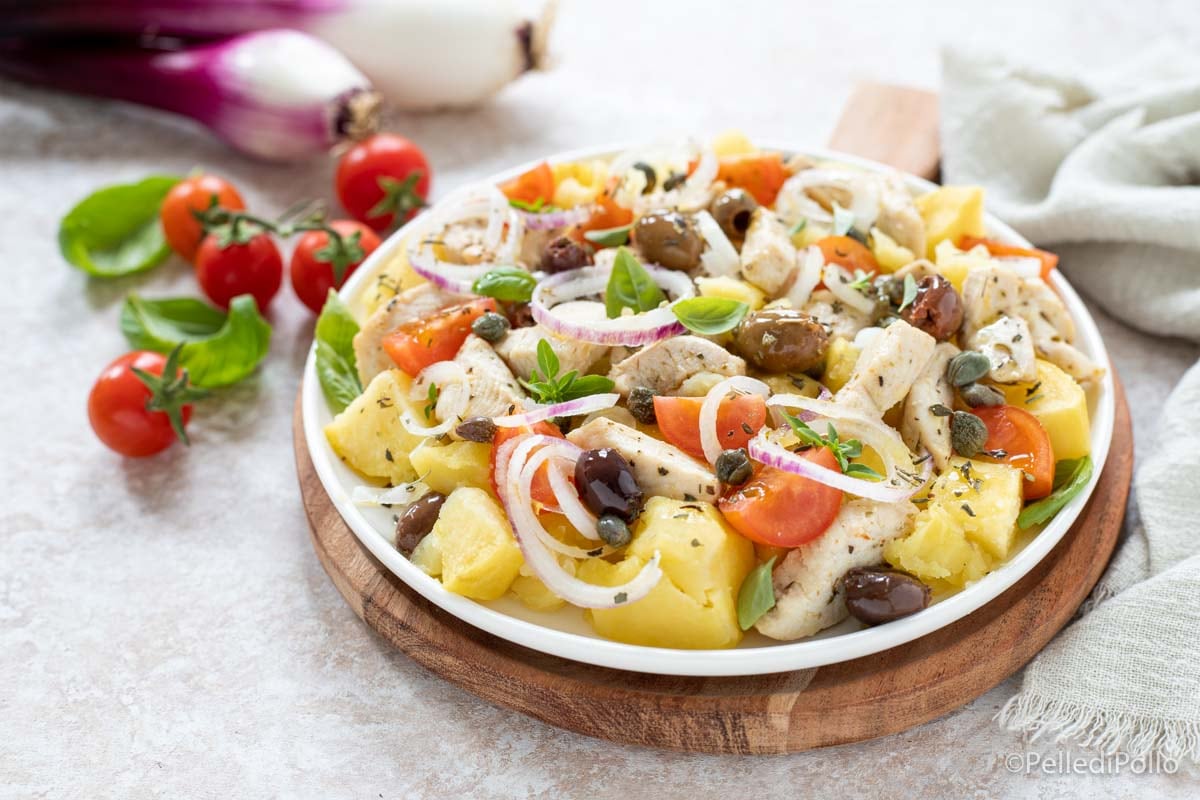 Salada de frango à pantesca