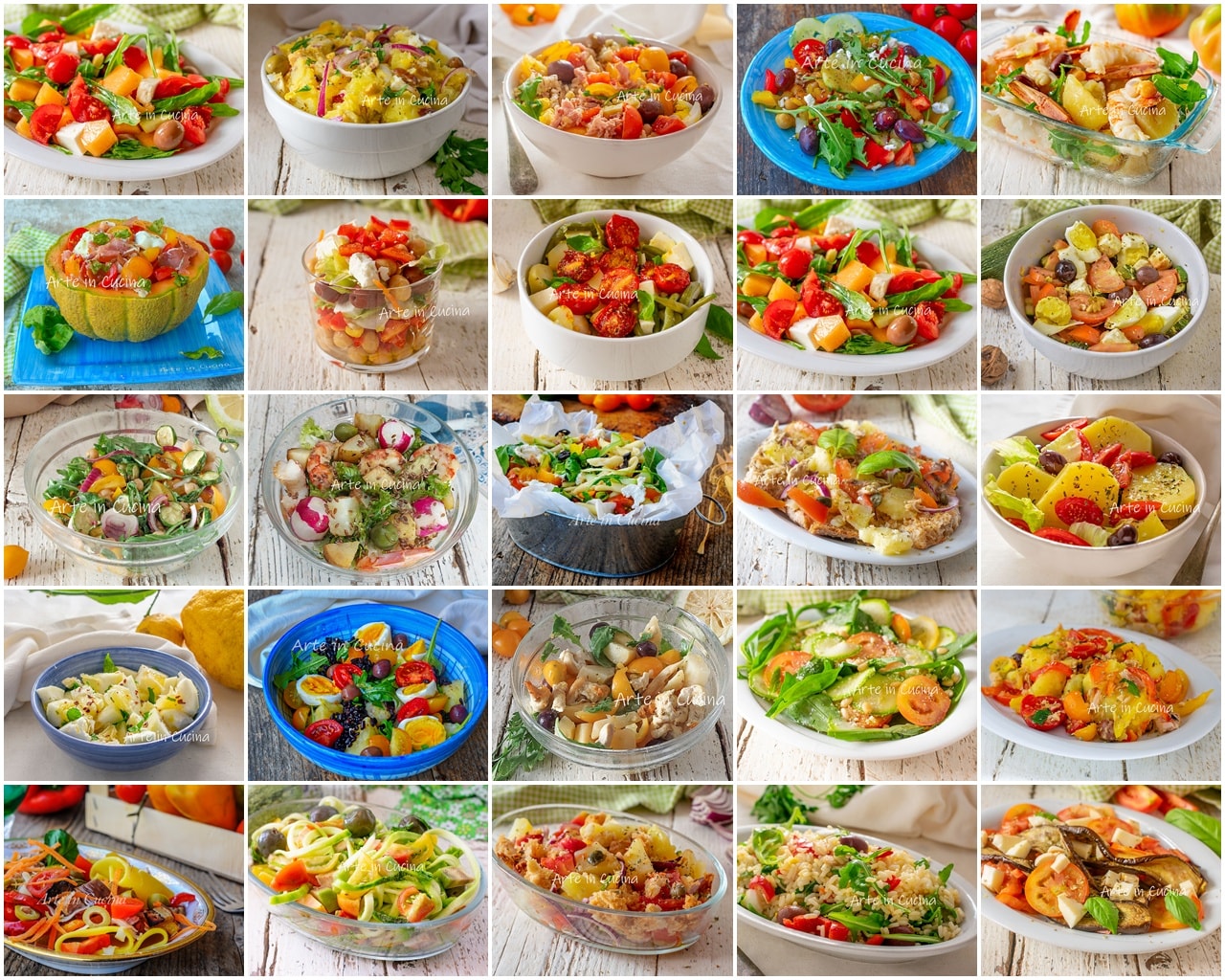 SALADAS para LEVAR para a PRAIA