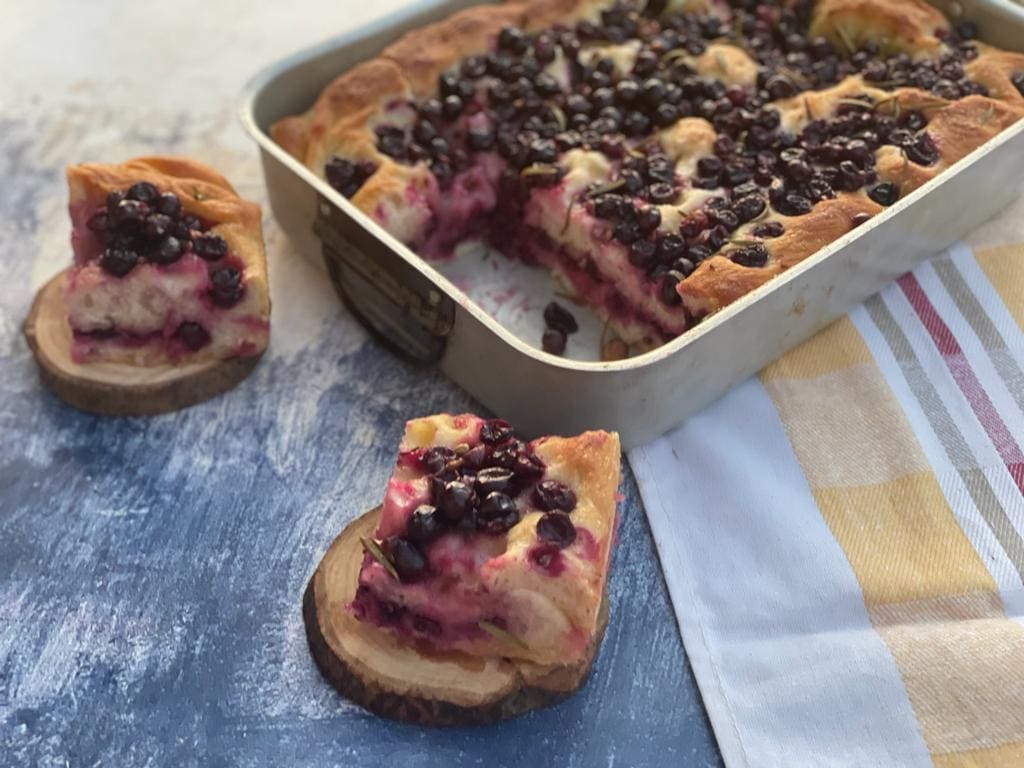 schiacciata com uvas da Toscana