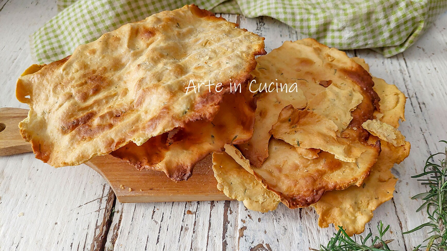 SCROCCHIARELLA de GRÃO-DE-BICO com alecrim