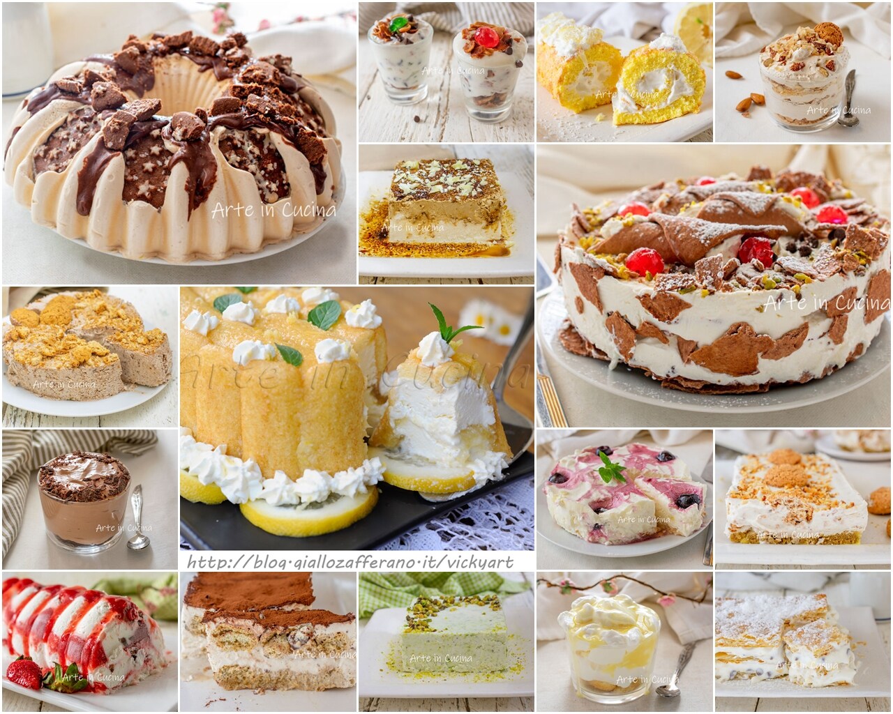 DOCES SEMIFRIOS para FERRAGOSTO rápidos