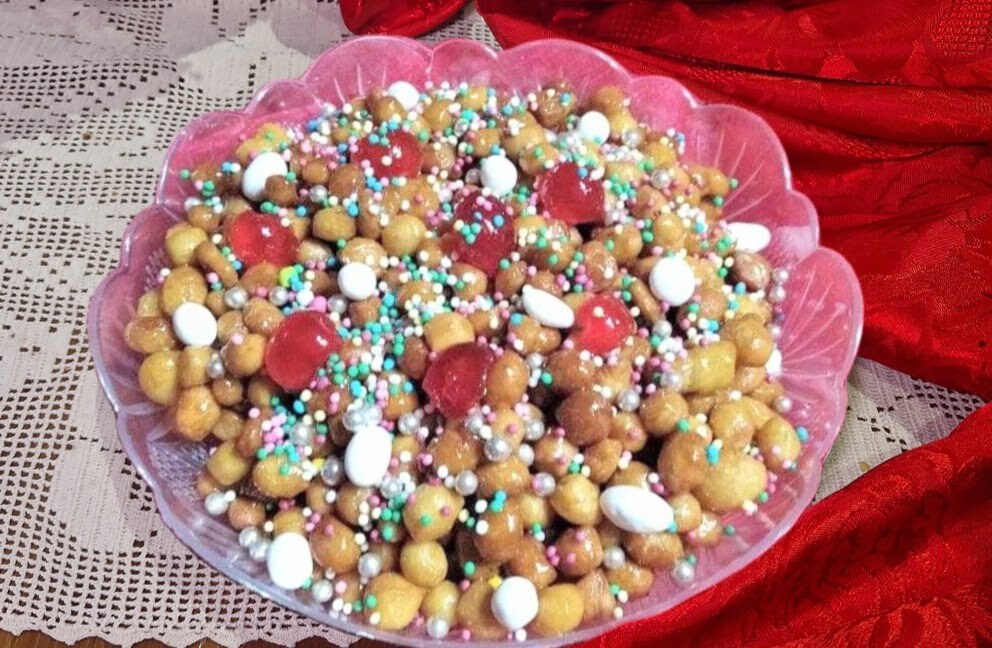 Struffoli receita tradicional e Bimby