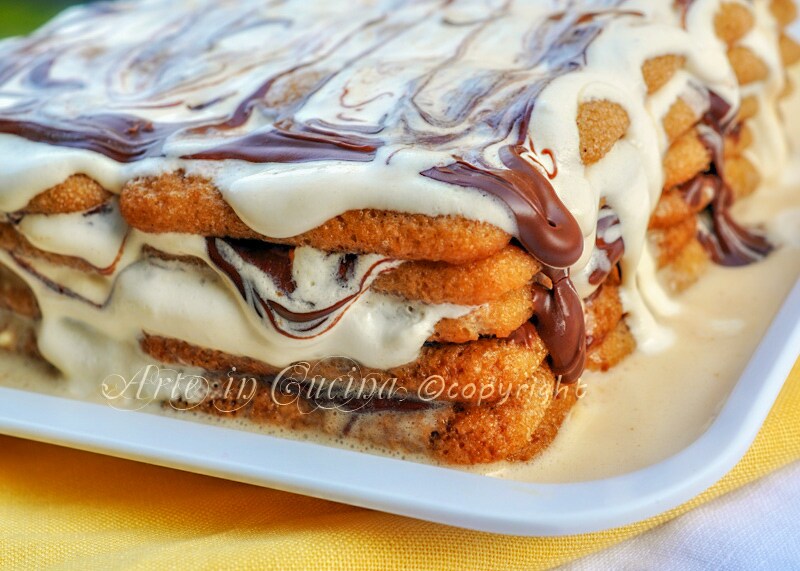 Tiramisu com pavesini e Nutella receita vickyart arte na cozinha