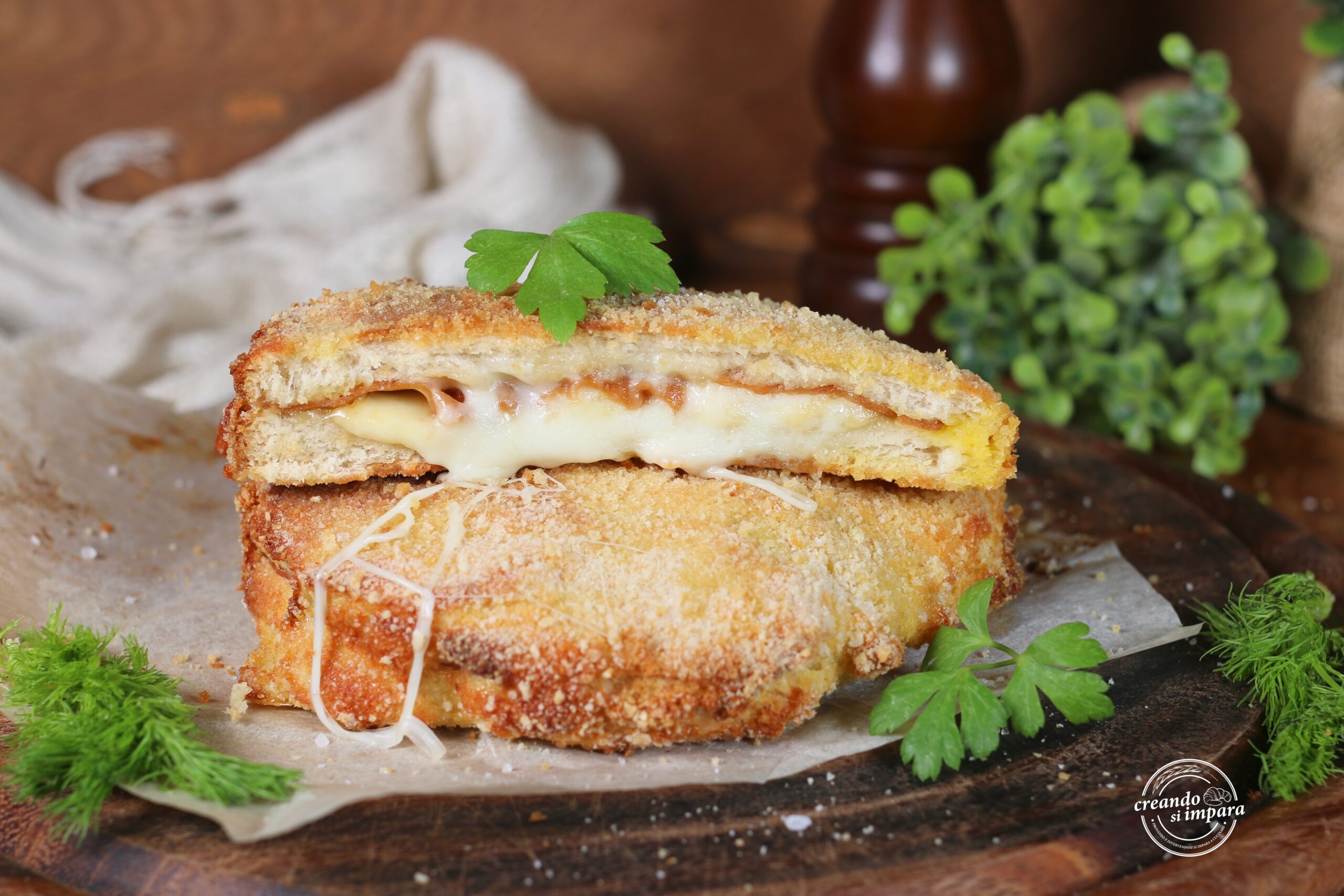 Toast em carrozza