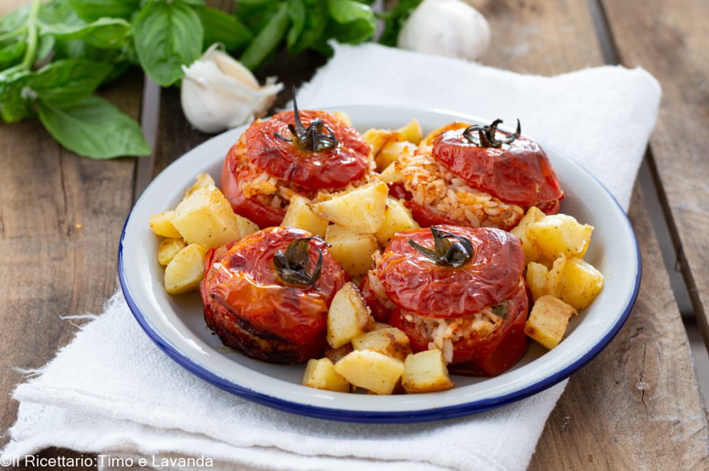 tomates com arroz à romana
