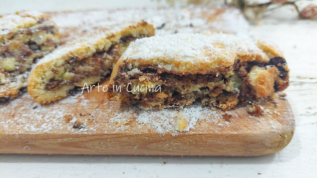 TORTA ENROLADA DE COOKIES com NUTELLA