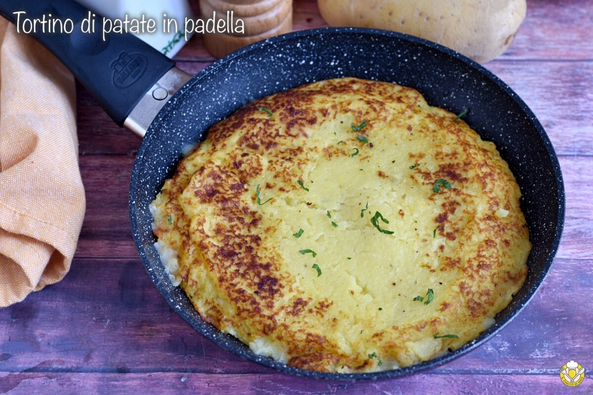 Torta de batata na frigideira