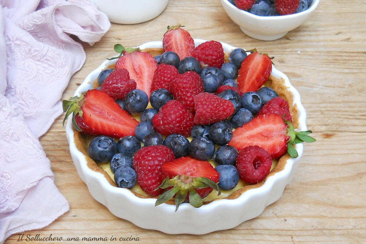 Torta de frutas vermelhas