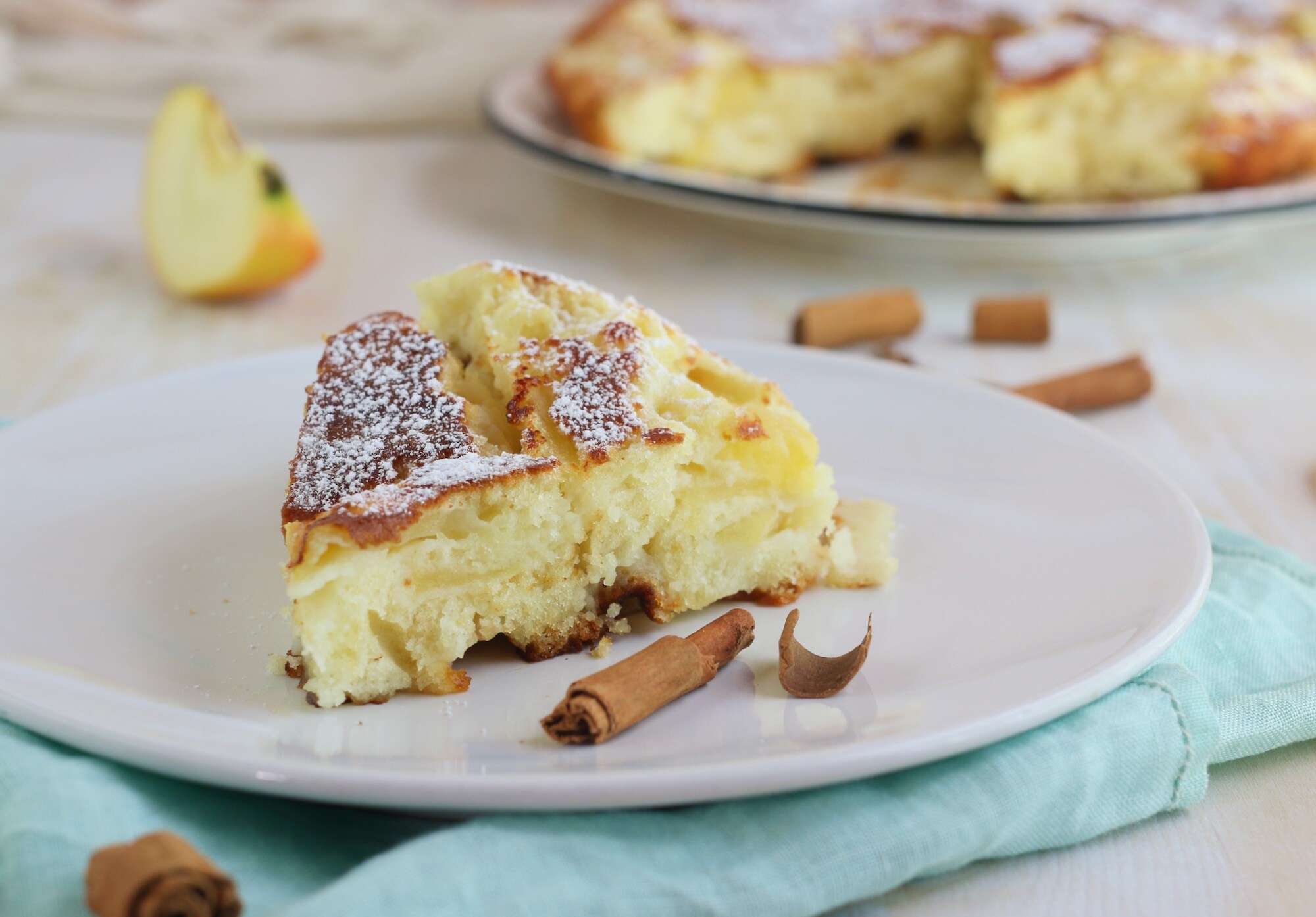 Torta de maçã na frigideira