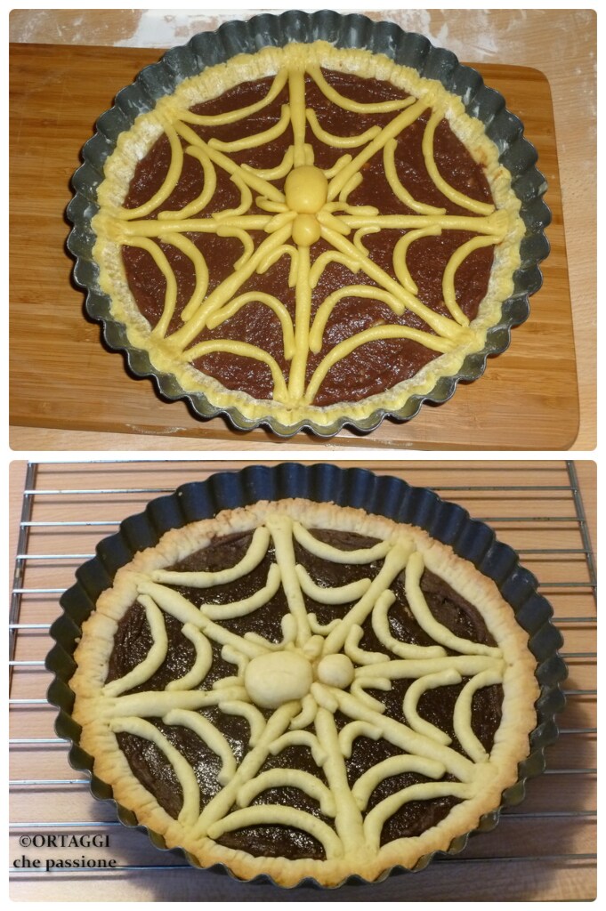 torta de teia de aranha HALLOWEEN - ORTAGGI che passione