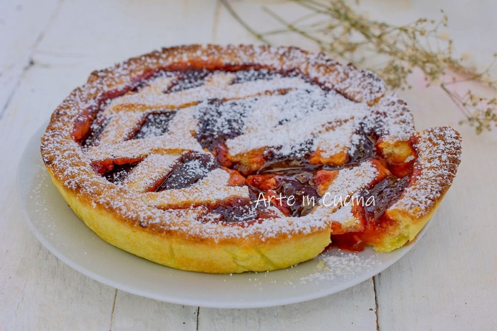 Torta com geléia que derrete na boca