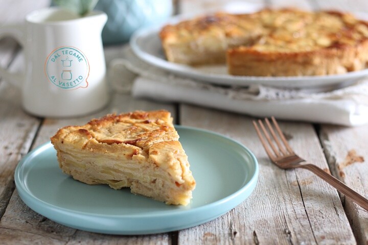 Torta invisível de maçã sem açúcar