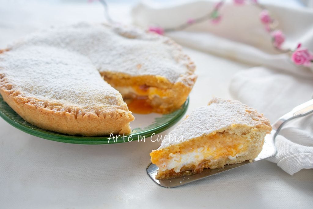 Torta paraíso de geléia e ricota