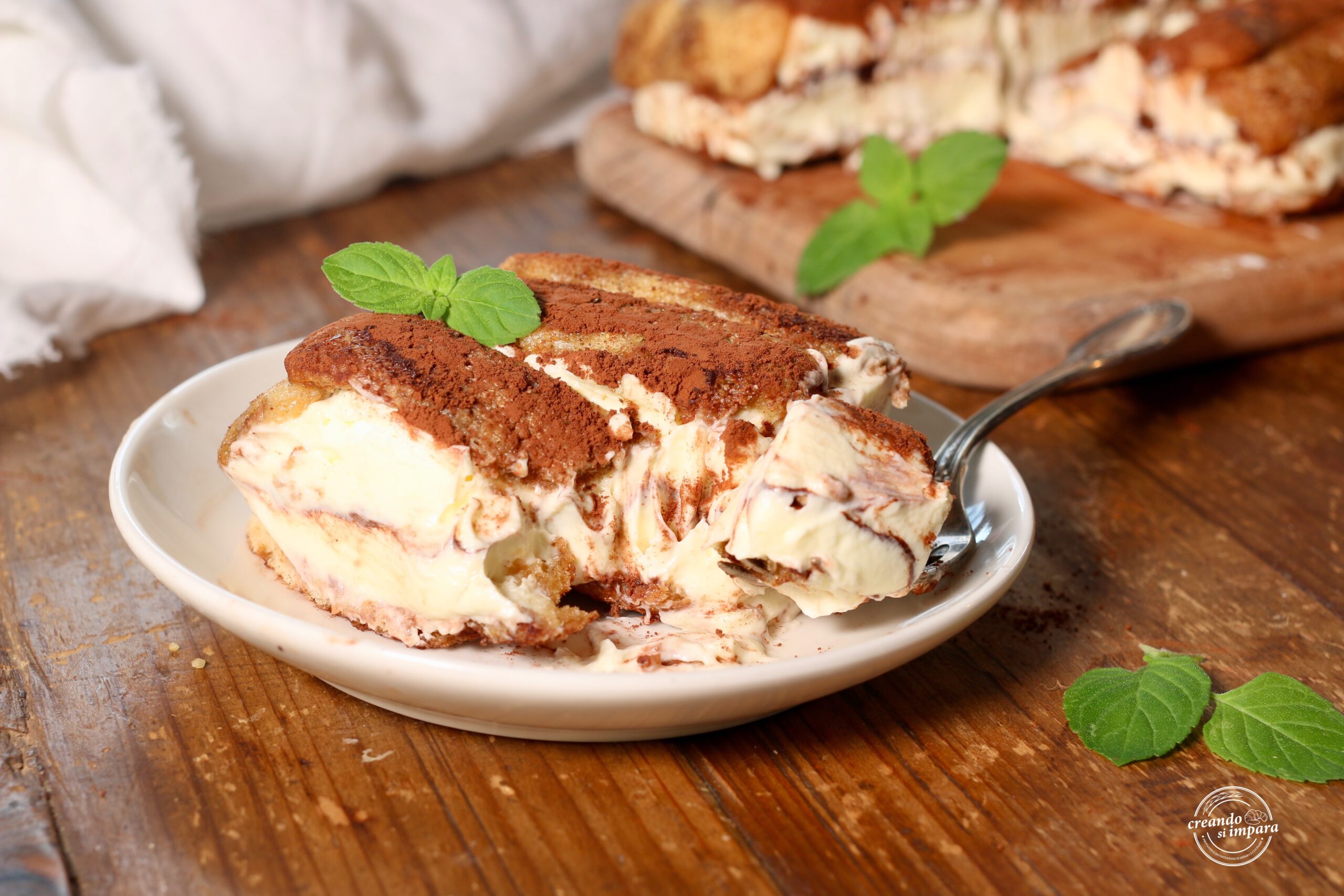 Torta de pavesini ao tiramisù