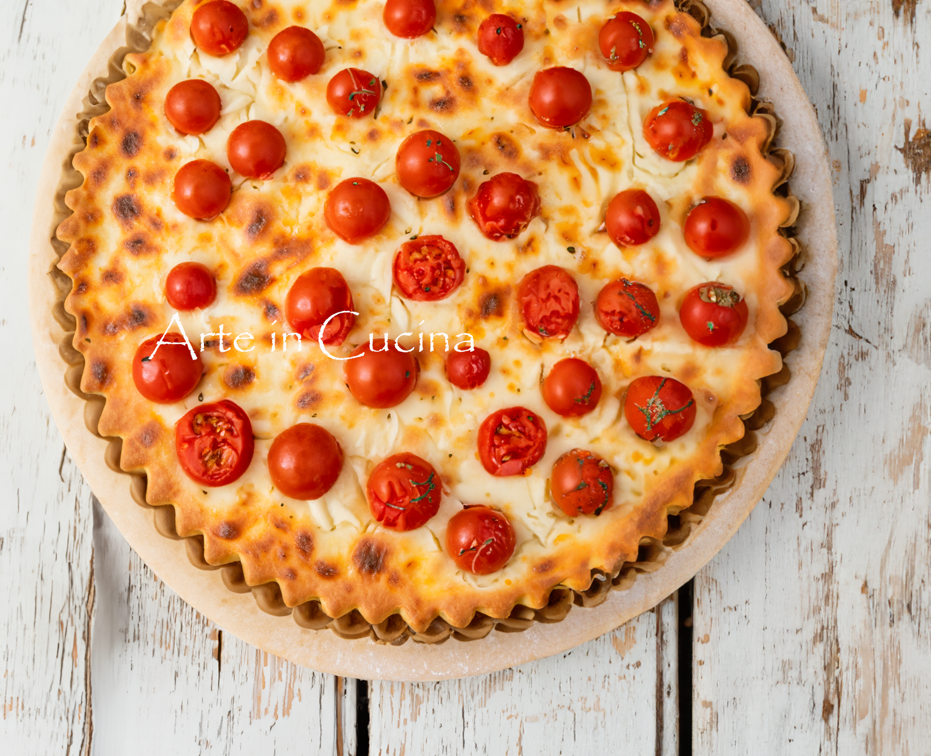 Torta de Ricota e Tomates Rápida
