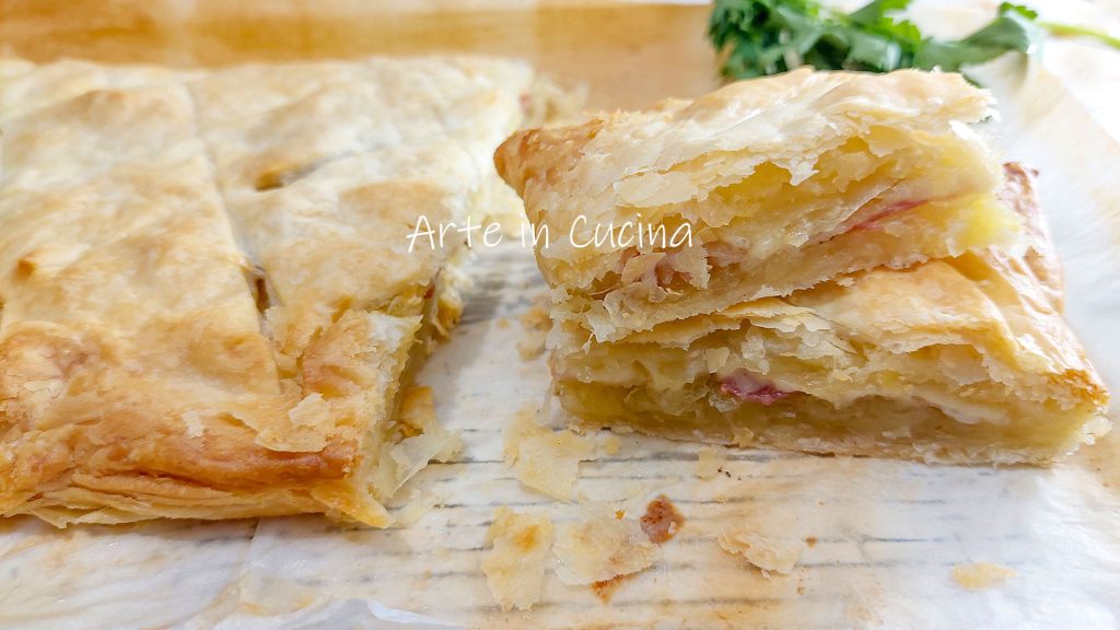 TORTA SALGADA de BATATAS CRUAS e BACON