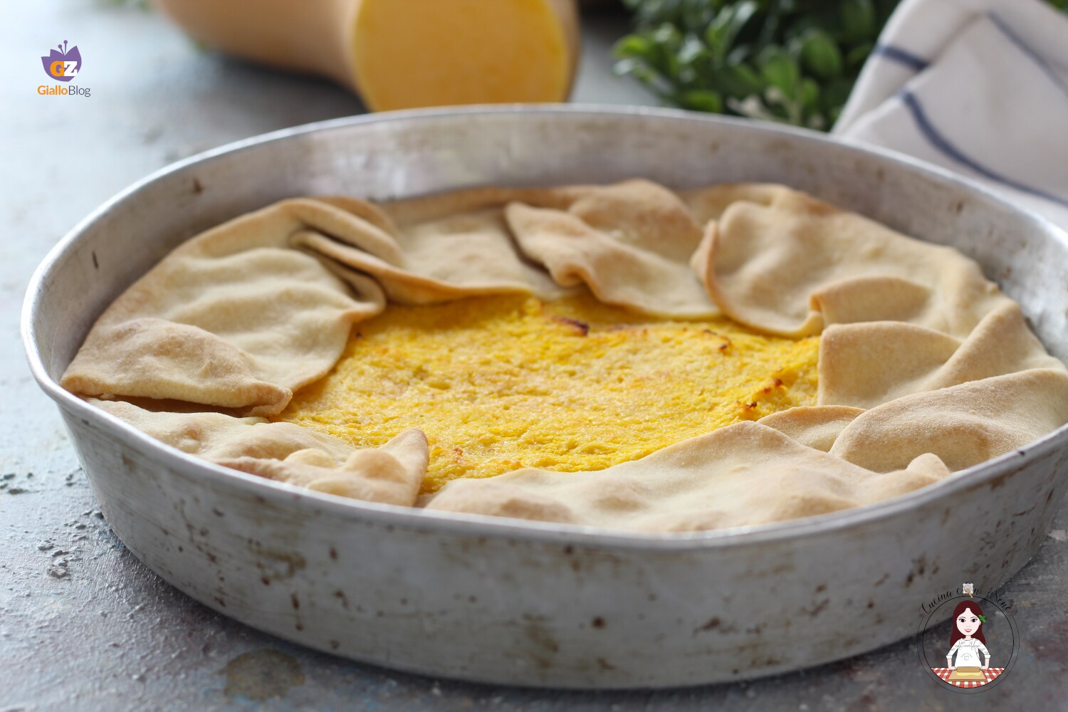 Torta salgada de abóbora
