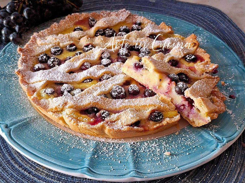 TORTA de UVA e CREME DE CONFEITEIRO