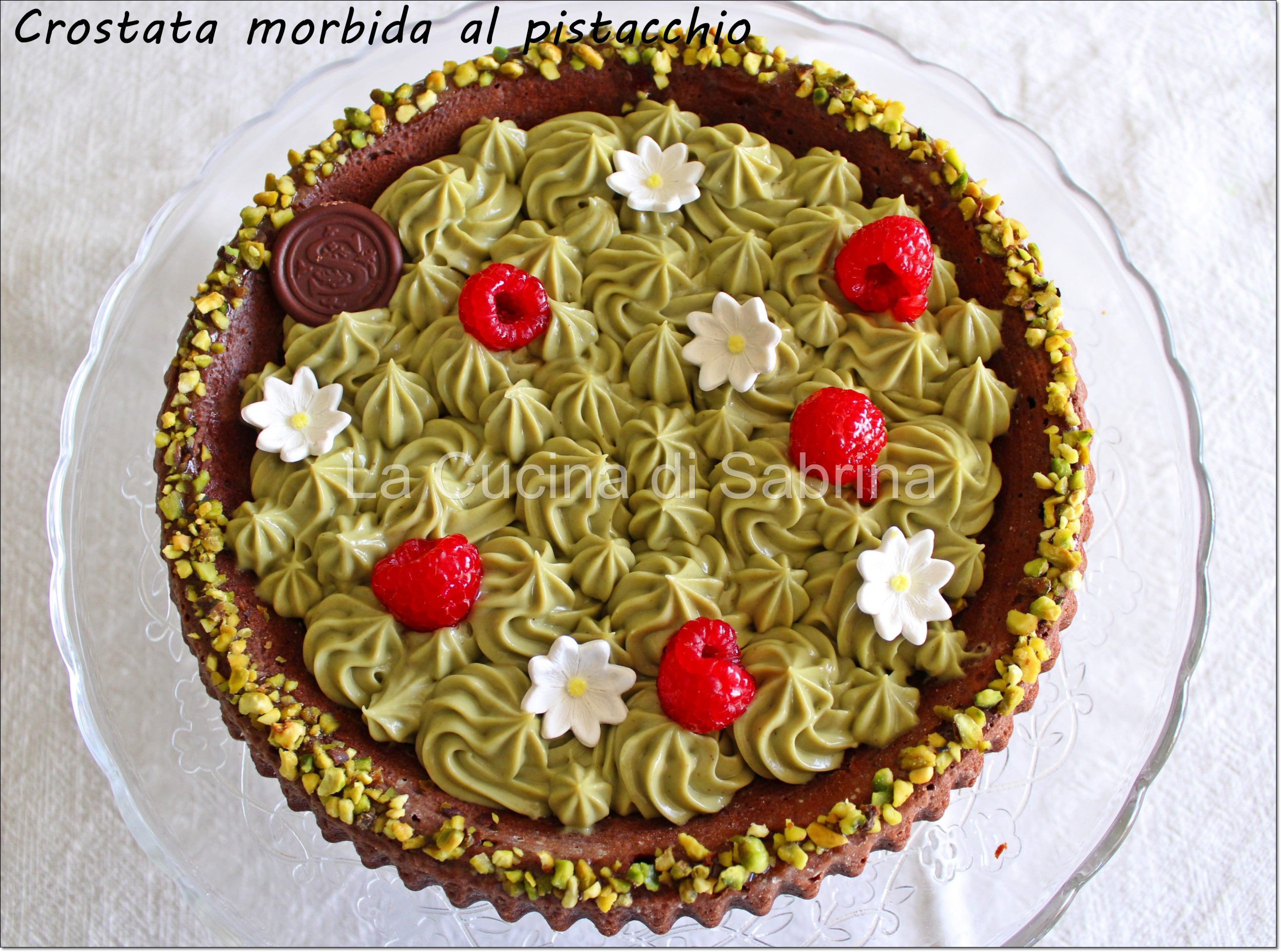 Torta mole de cacau e pistache