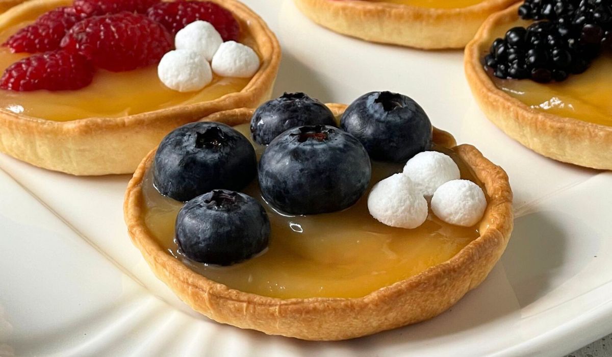 Tortinhas com lemon curd