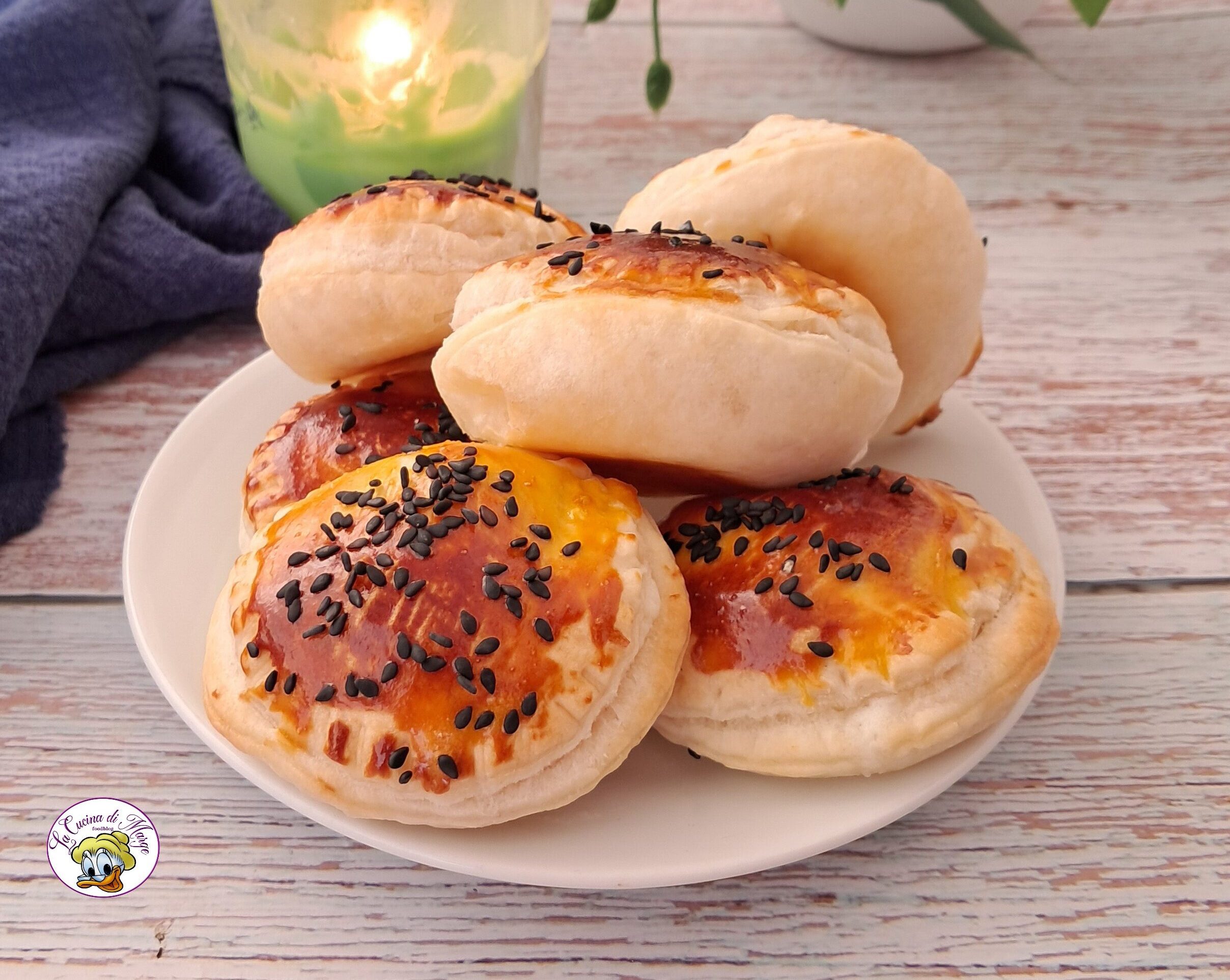 Trouxinhas de salmão e queijo
