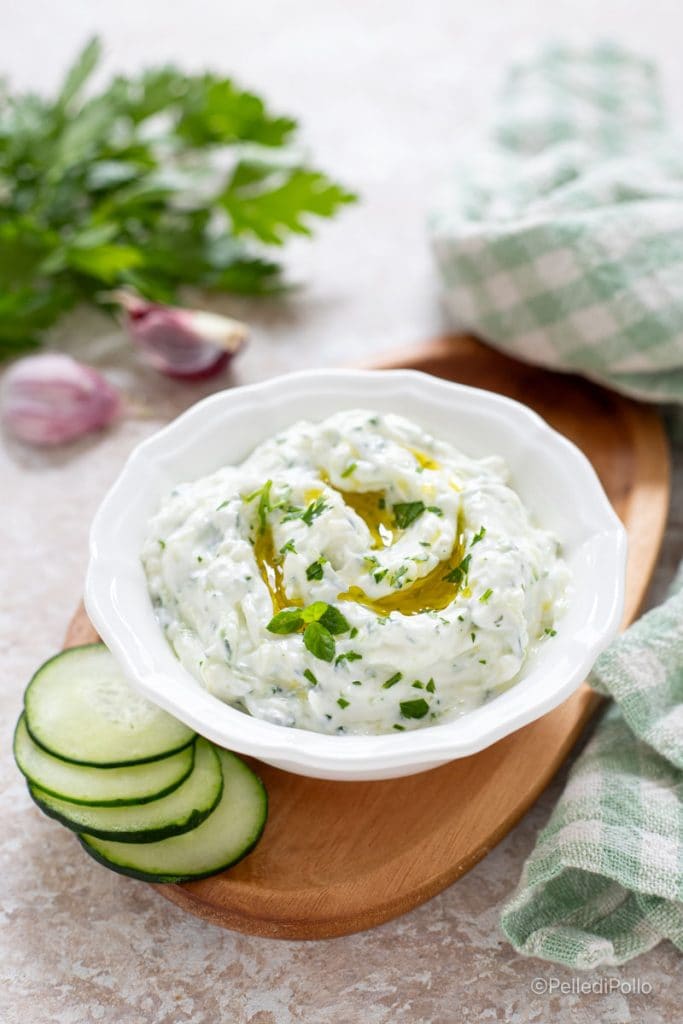 tzatziki receita simples