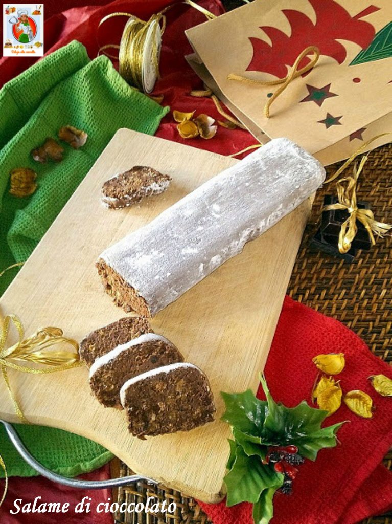 salame de chocolate vertical