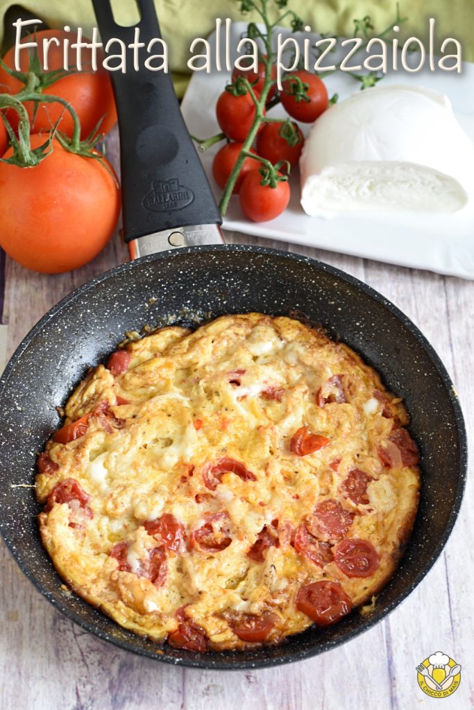 v_ Fritada à pizzaiola com tomatinhos e mussarela receita rápida saborosa segundo com ovos diferente o chicco di mais