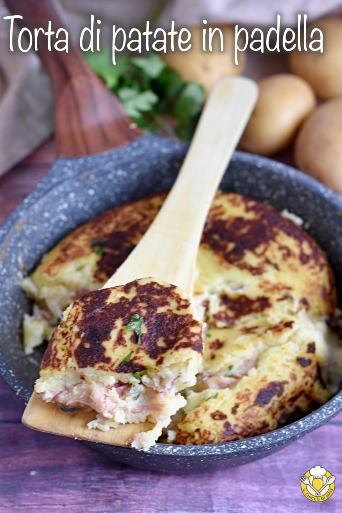 v_ bolo de batata na frigideira com presunto cozido e queijo receita rápida sem forno o grão de milho