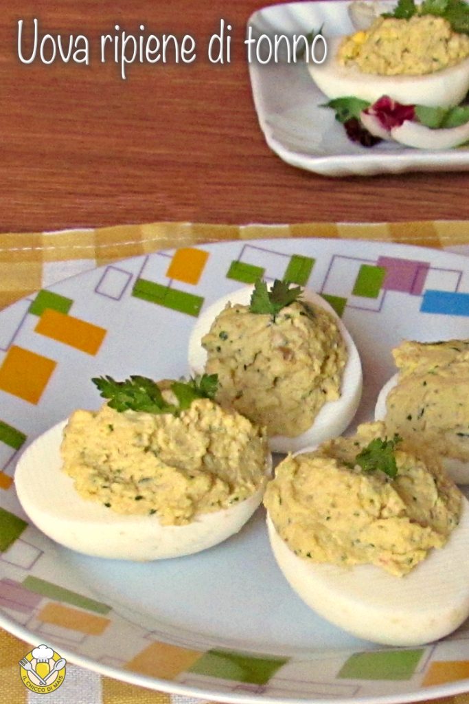 v_ ovos recheados com atum e maionese receita entrada fria de verão saborosa fácil e rápida o chicco di mais