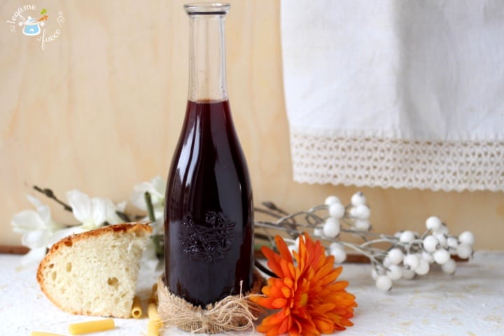 Vinagre de vinho tinto caseiro